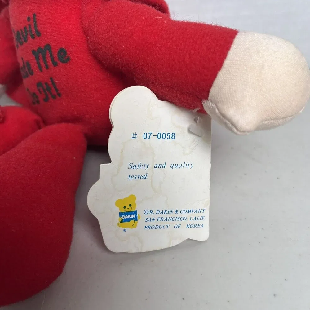 Vintage Red Devil Plush 10